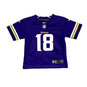 Nike Minnesota Vikings Jersey Toddler 4T NFL Football Sport Justin Jefferson #18